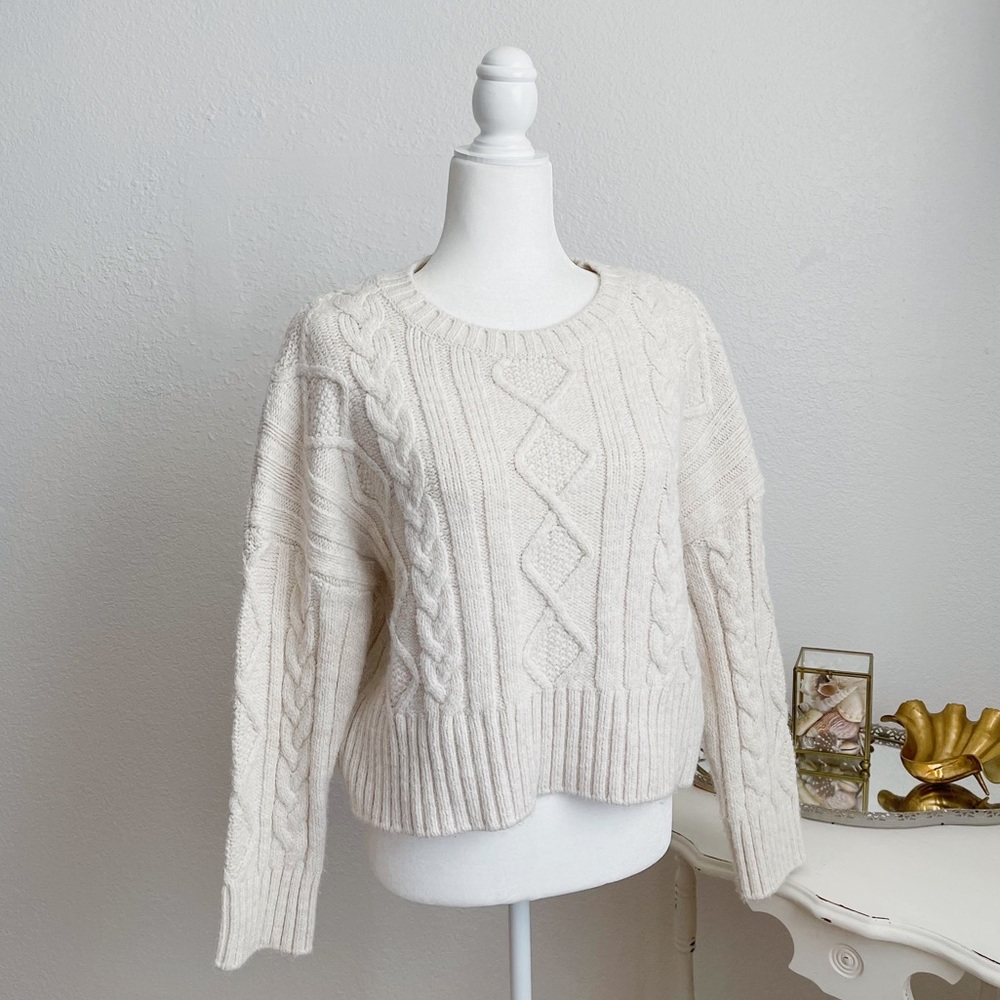 Cream Knit Sweater